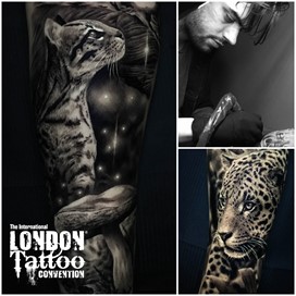 Ash Higham at the London Tattoo Convention 2018