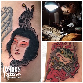 Baki Orient at the London Tattoo Convention 2018