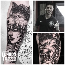 Bruno Santos at the London Tattoo Convention 2018