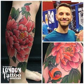 Rodrigo Souto at the London Tattoo Convention 2018
