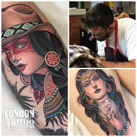 Jean Le Roux at the London Tattoo Convention 2018