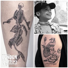 Diana Munoz at the London Tattoo Convention 2018