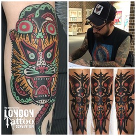 El Monga at the London Tattoo Convention 2018