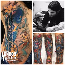 Franco Iasoni at the London Tattoo Convention 2018