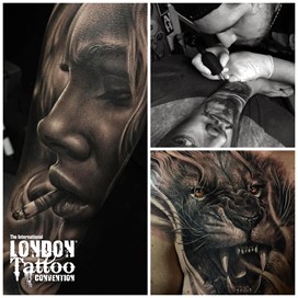 Fred Thomas at the London Tattoo Convention 2018