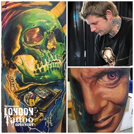 Igor Dutko at the London Tattoo Convention 2018