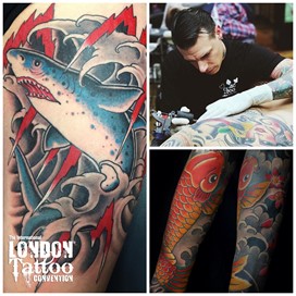 Stefano C at the London Tattoo Convention 2018