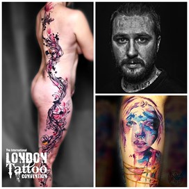 Kiriakos Balaskas at the London Tattoo Convention 2018