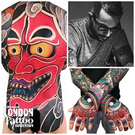 Pablo De at the London Tattoo Convention 2018