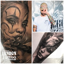 Pierfrancesco Eight at the London Tattoo Convention 2018