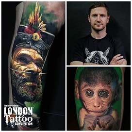 Remis at the London Tattoo Convention 2018