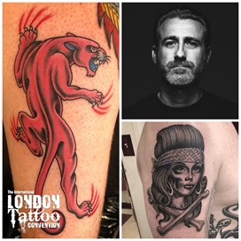 Tim Hendricks at the London Tattoo Convention 2018