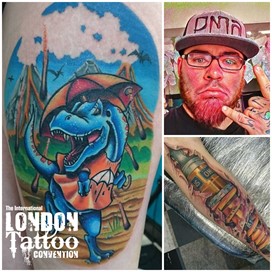 Peter Morrison at the London Tattoo Convention 2018