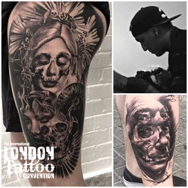 Largo at the London Tattoo Convention 2018