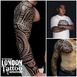 Omar Santos at the London Tattoo Convention 2018