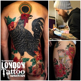 Yutaro at the London Tattoo Convention 2018