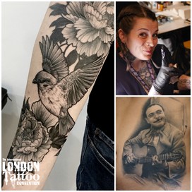 Laura Lagarde at the London Tattoo Convention 2018