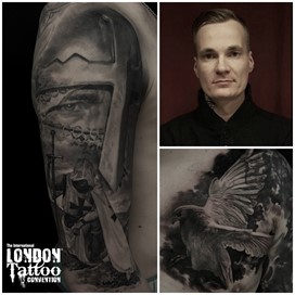 J-P Wikman at the London Tattoo Convention 2018