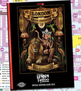 The London Tattoo Convention 2018 Souvenir Guide & Floor Plans